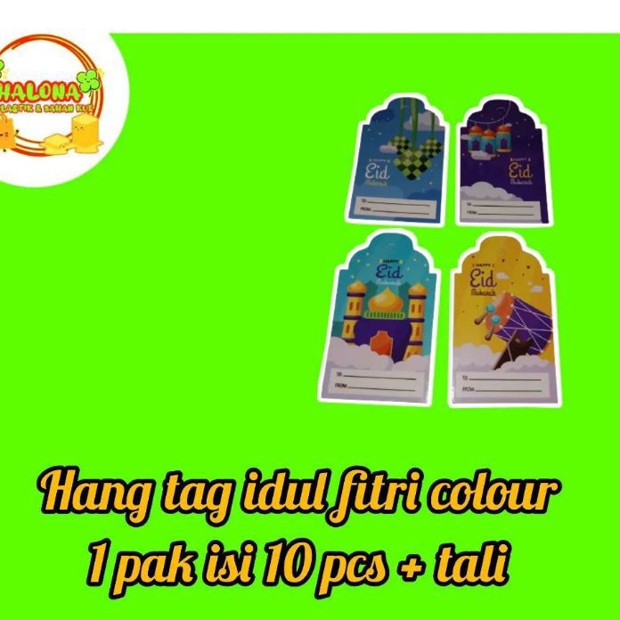 

Hang Tag Idul Fitri Mix Colour + Tali (per 10pcs)