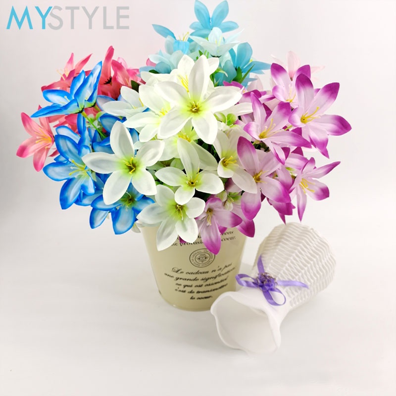 MYSTYLE BUNGA PLASTIK LILY XC6 BUNGA HIAS PLASTIC ARTIFICIAL BUNGA ARTIFISIAL MURAH-2