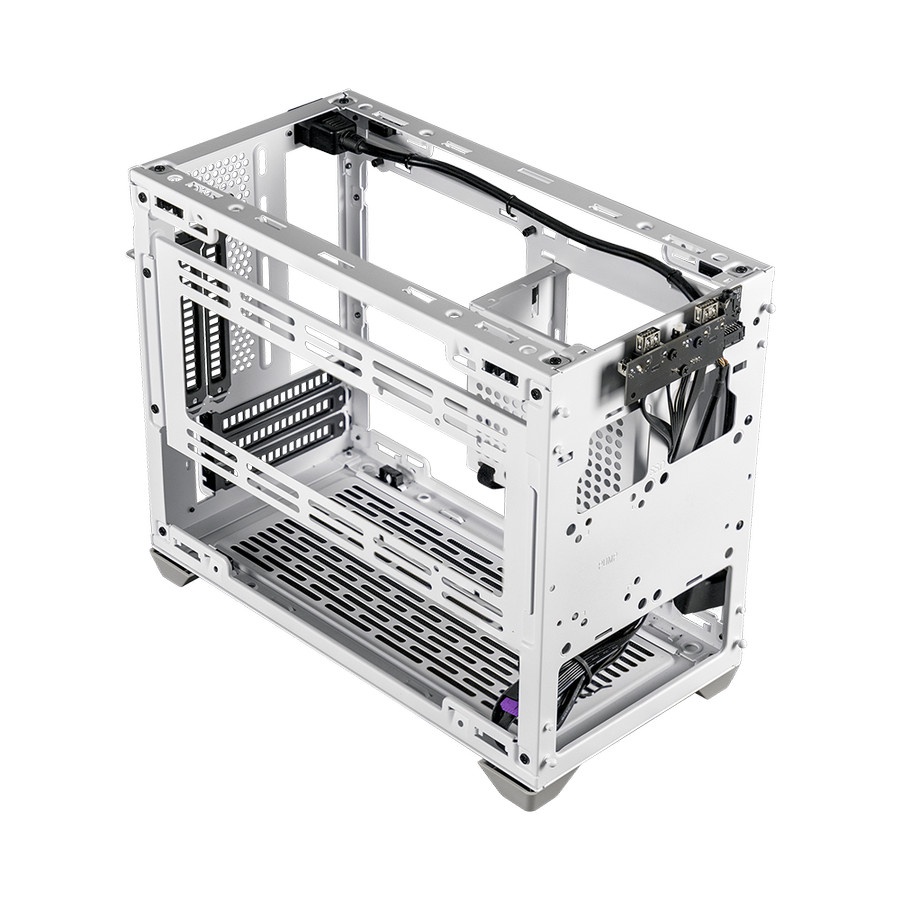 COOLER MASTER MASTERBOX NR200P WHITE | Mini-ITX TEMPERED GLASS CASE