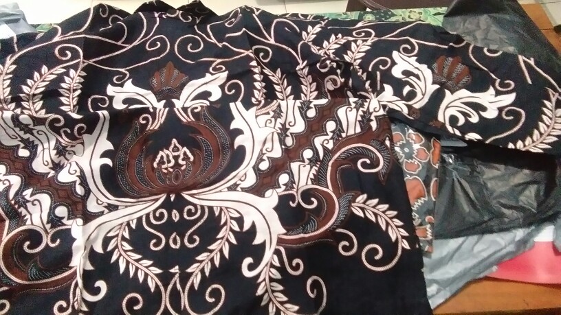 Bswart Batik Hrb026 Kenongo Hem Pendek Padi Pekalongan M L Xl Batik Pria Murah Modern Grosir