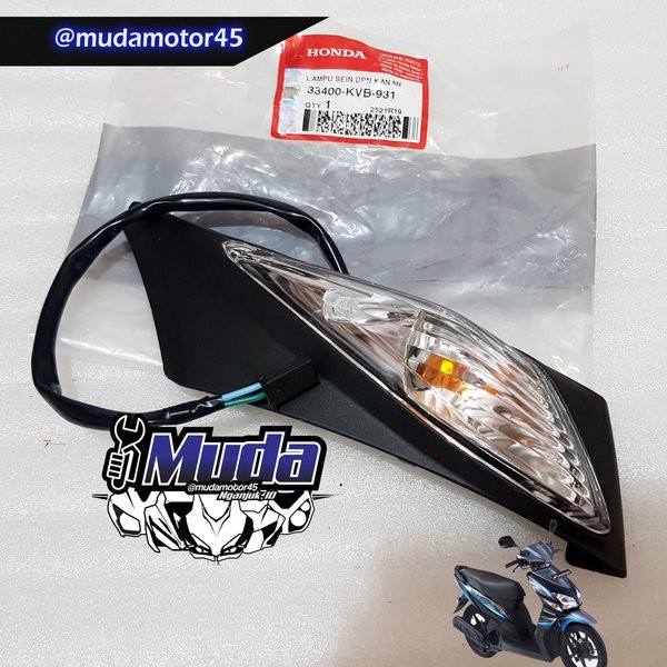 WINKER ASSY R FR 33400-KVB-931 LAMPU SEIN DEPAN KANAN OLD VARIO 110 KARBU LAMA RETING SIGN LAMP