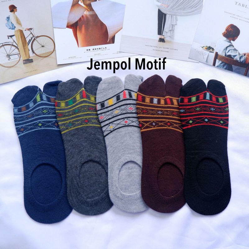 Hidden sock jempol - kaos kaki jempol  sampai bawah mata kaki-1