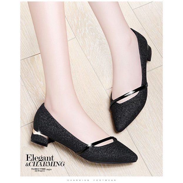Sepatu Pantofel Wanita Korea