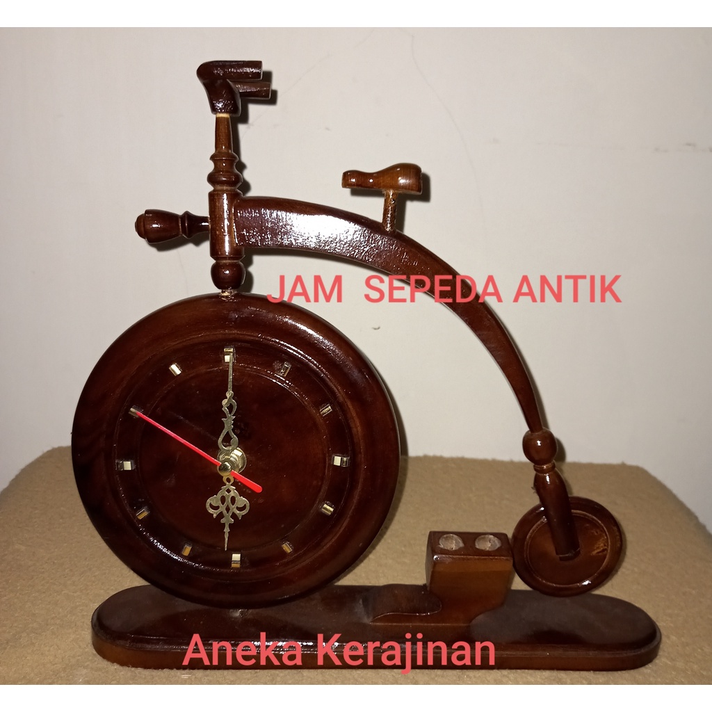 Jam Sepada Antik Kayu Jati