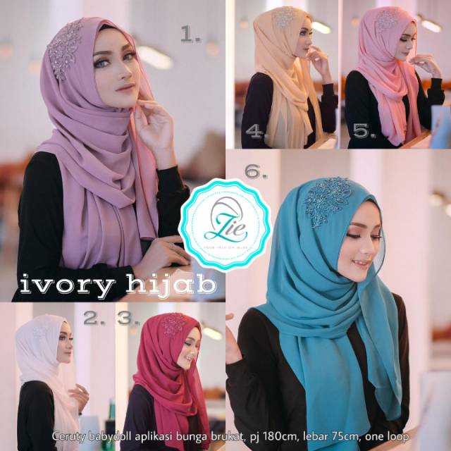 Ivory hijab