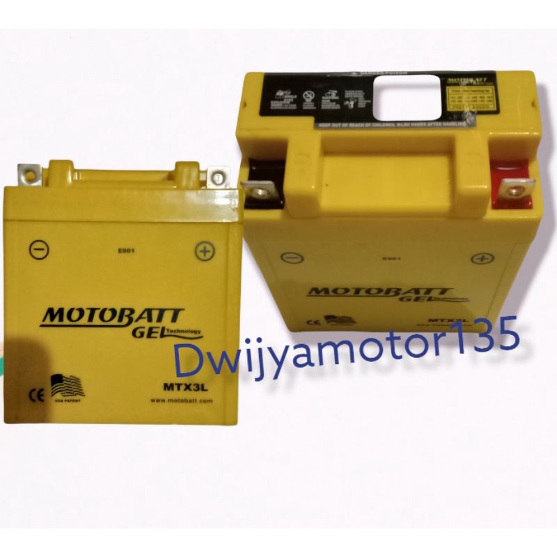 aki motor motobatt rx king MTX3L