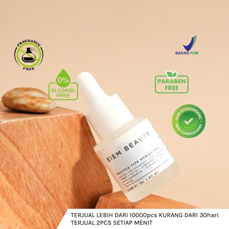 The Eiem Beauty Hydration Booster Serum, Multiple Hyaluronic + Niacinamide 4% - Serum pelembab wajah