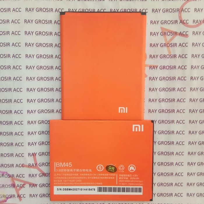 Baterai Original Xiaomi BM45 , BM 45 , BM-45 Redmi Note 2