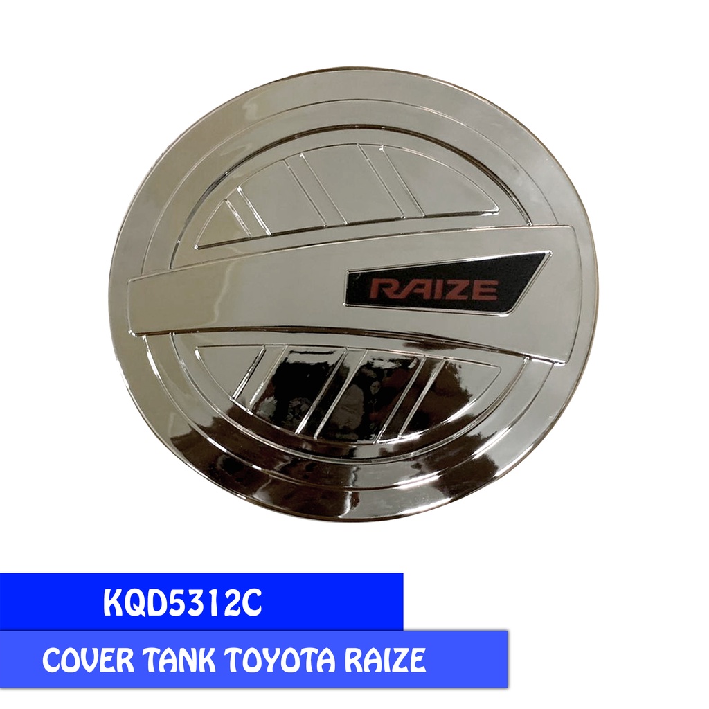 Tutup Bensin/Tank Cover Raize Chrome