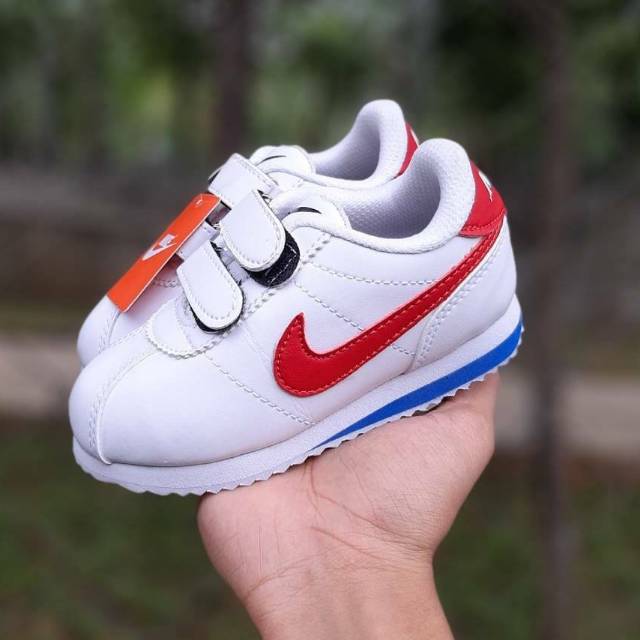 SEPATU ANAK CORTEZ PUTIH MERAH BIRU 20 - 35