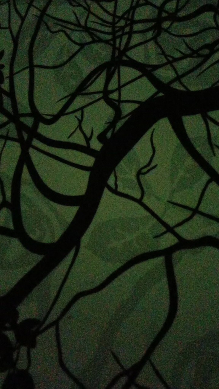 P5l Yesello Payung Lipat Jepang Motif Transparan Cherry Blossom - E023 - Blue