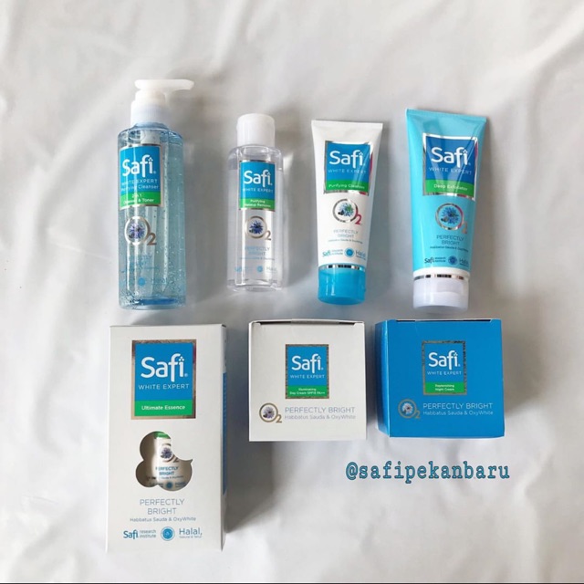 PAKET SAFI WHITE NATURAL UNTUK KULIT KOMBINASI