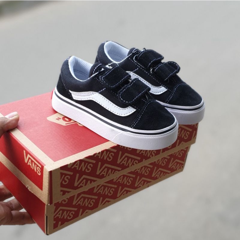 SEPATU ANAK OLDSKOOL PREMIUM HITAM SEPATU SEKOLAH