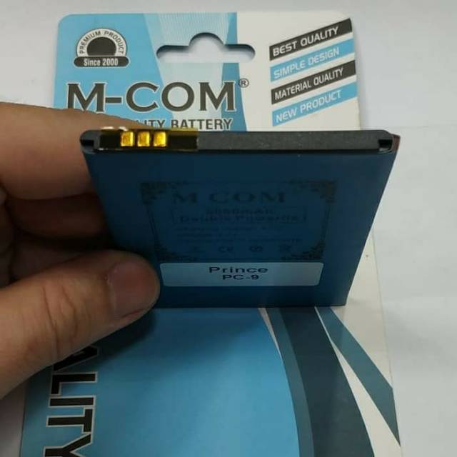 Baterai PRINCE PC9 double power battery battle prince pc9