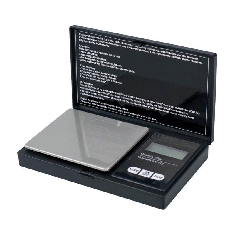 Taffware Digipounds Timbangan Mini Perhiasan Emas Berlian 100g 0.01g - SC-13 - Black