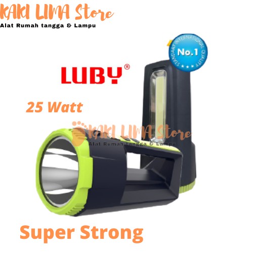 Senter Besar LUBY 25 Watt + Lampu sa ygmping (PowerBank) L-2677c