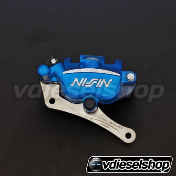Kaliper Rem Nissin Samurai Brake Original PNP Vario Beat Scoopy Spacy - Biru Breket Disc 260 Berkual