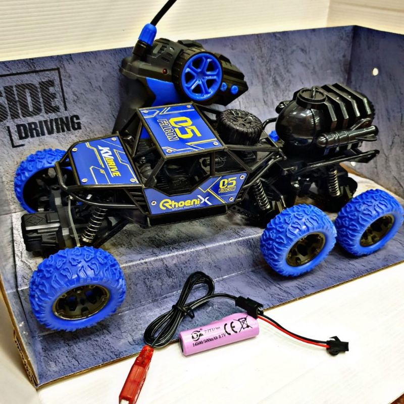 RC CAR 6x4 Off road smoke mengeluarkan asap