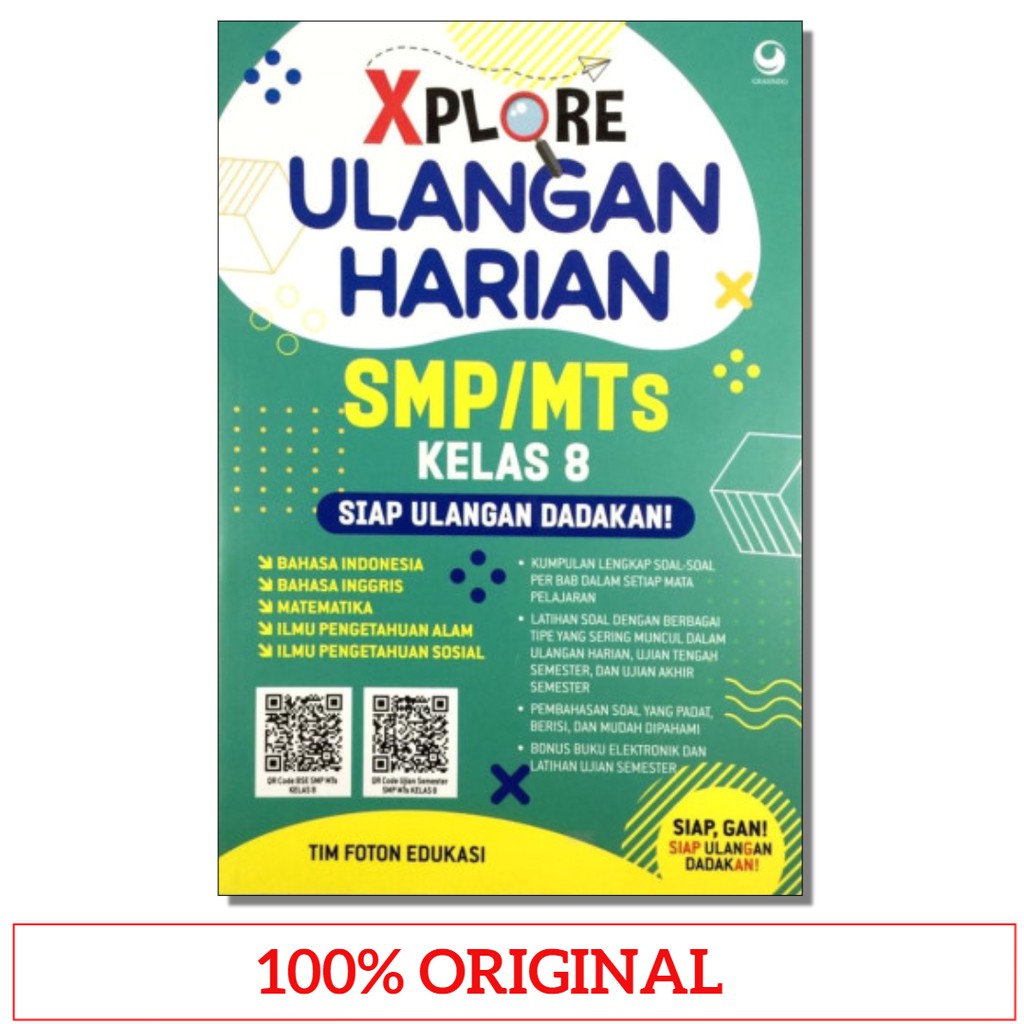 Xplore Ulangan Harian Smp Mts Kelas 8 Siap Ulangan Dadakan Shopee Indonesia