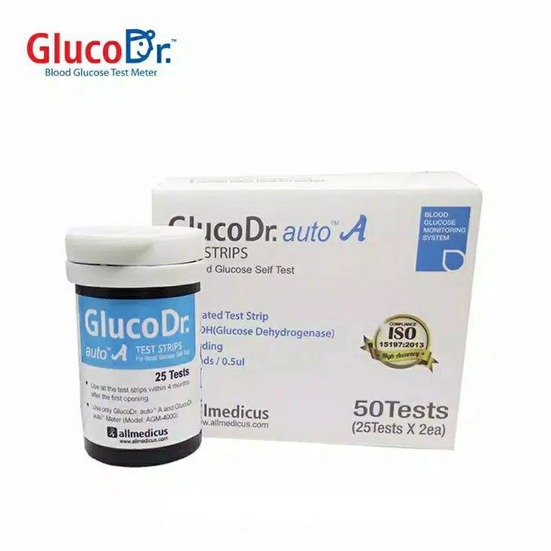 GlucoDr. Auto Alat dan Tes Strip Gula Darah Gluco Dr Auto Glucometer GlucoDr AGM 4000