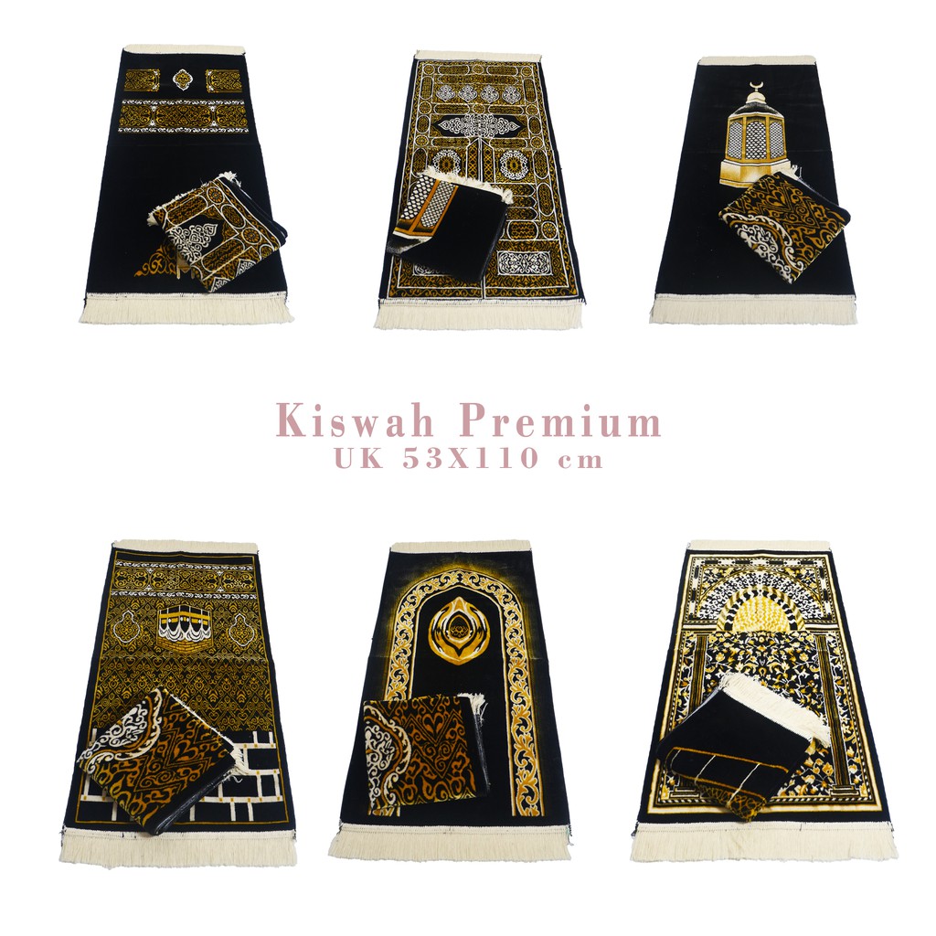 Sajadah Motif Kiswah Sajadah Hajar Aswad | Sajadah Rashid BERKUALITAS