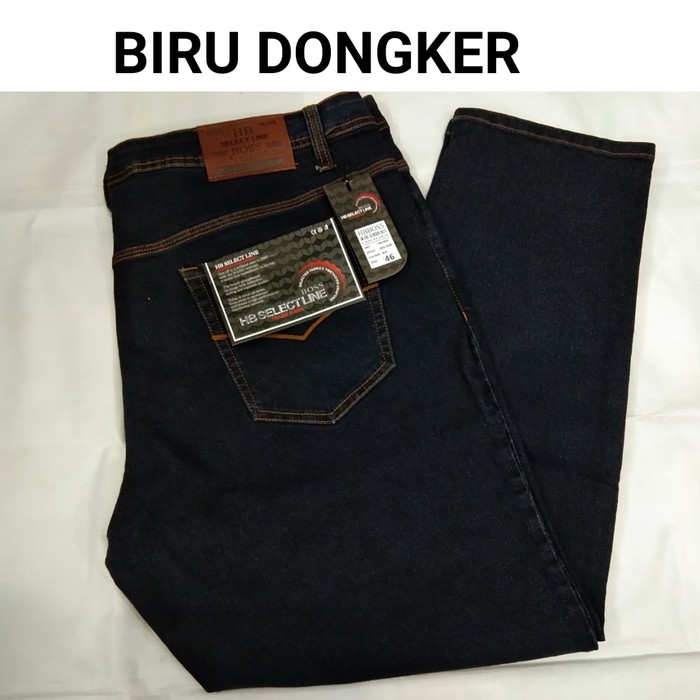 NEW ORIGINAL Celana HB BOSS Jeans JUMBO SIZE Strecth/Melar Size 40 42 44 46 48 50 007