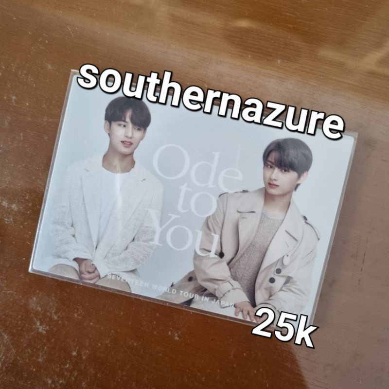 TRADING CARD TC SEVENTEEN OTY JAPAN MINGYU JUN GYUJUN