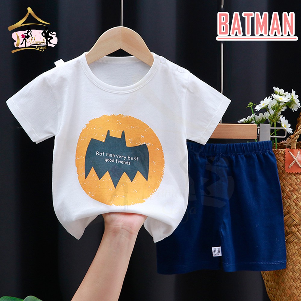 RG - Setelan Baju Anak Usia 6 - 8 Tahun Bahan Katun / Set Baju Anak  - Motif Karakter / Anak