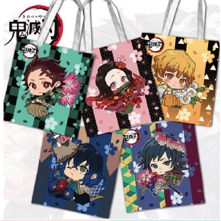 Kimetsu no yaiba Tote Bag Demon Slayer Sling bag tas Demon Slayer