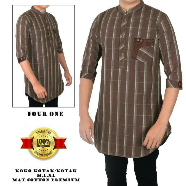 Kemeja koko kotak kotak