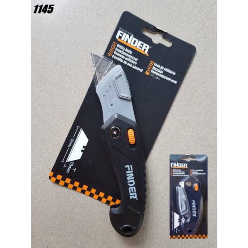 cutter lipat FINDER / Foldable knife - pisau lipat - mika - Acrylic