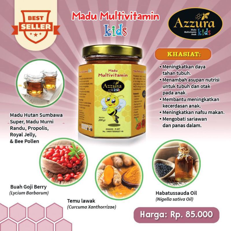 

Madu Azzura Kids Multivitamin