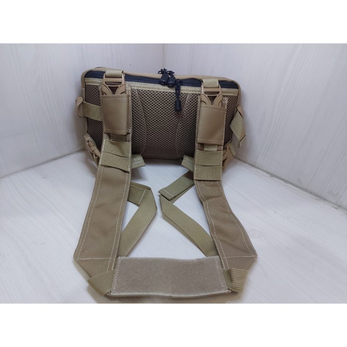 Tas Dada Tactical Chest Bag Cordura Tas Dada Waterproof Chestbags Tas Selempang Dada CREAM