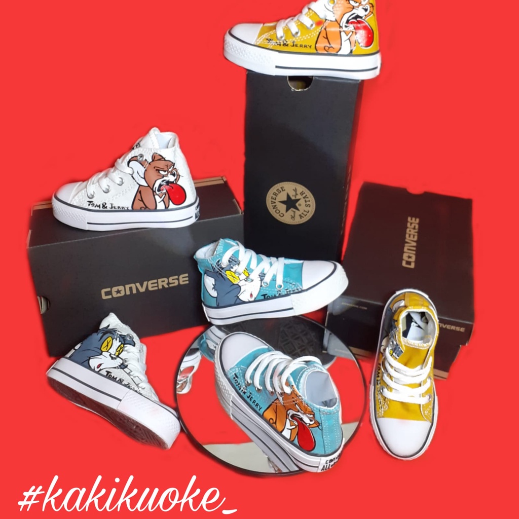 Sepatu Converse Anak karakter Tom &amp; Jerry murah