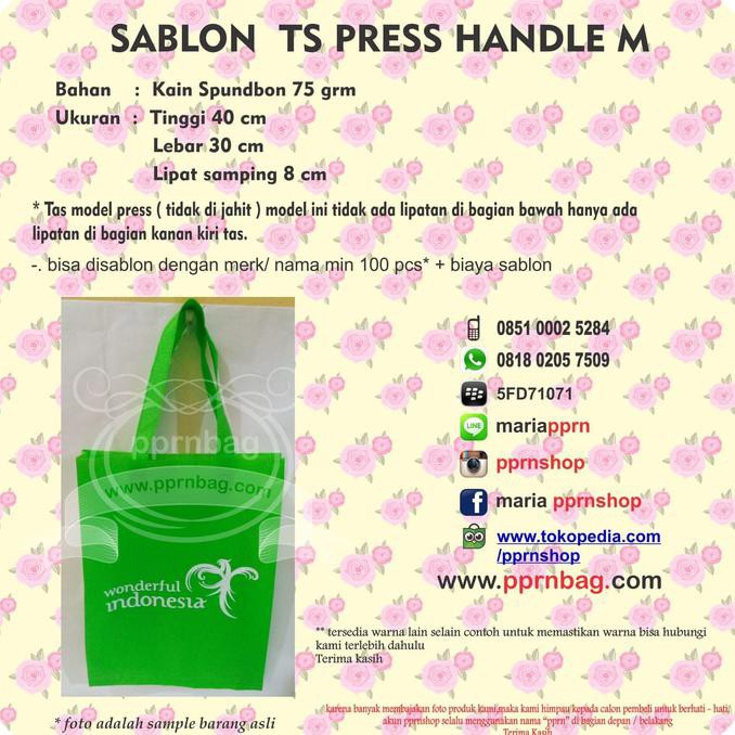 

Tas Handle Medium Sablon/Goodiebag/Tas Bingkisan/ Tas Promosi