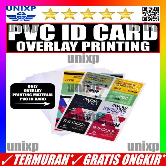 

Kertas / Kertas Pvc Bahan Id Card Instan - Overlay Print