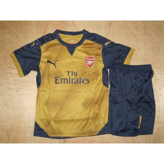 PREMIUM Jersey Kids Grade Ori Baju Bola Anak Arsenal Away 15 16 TERMURAH