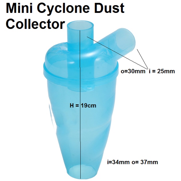 ready Dust Collector Cyclone Vacuum Cleaner Filter Serbuk Kayu Debu