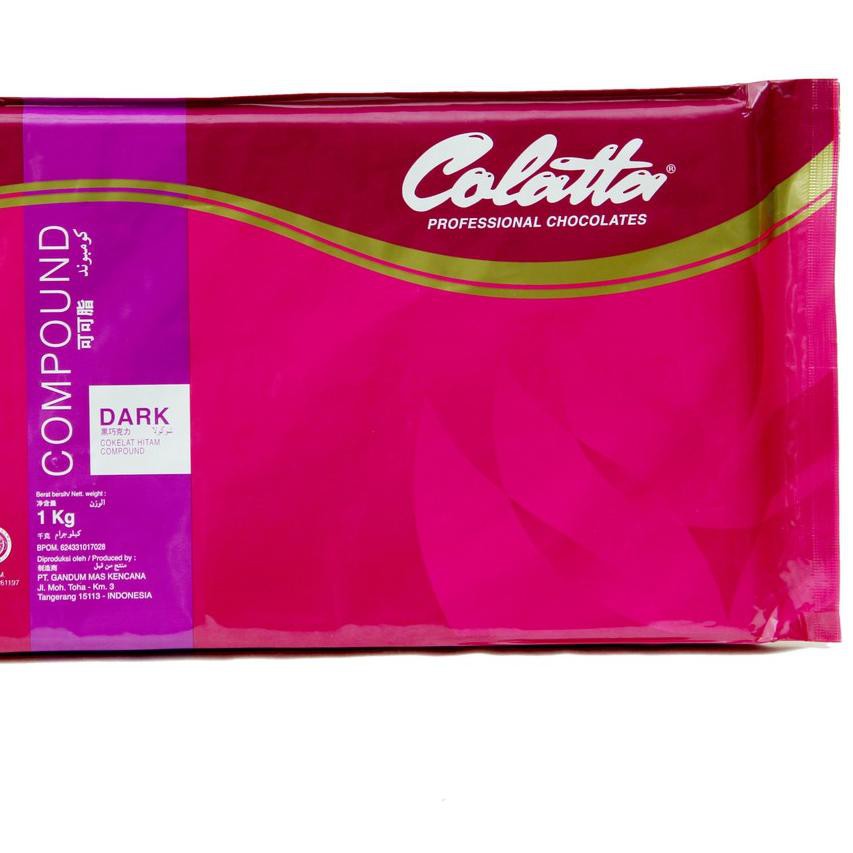 

HOT SALE!! KODE-655 Cokelat Batang - Colatta Dark Chocolate Compound Kemasan 1kg