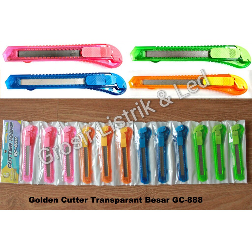 

Golden Cutter Transparant Besar GC - 888/ Perlusin