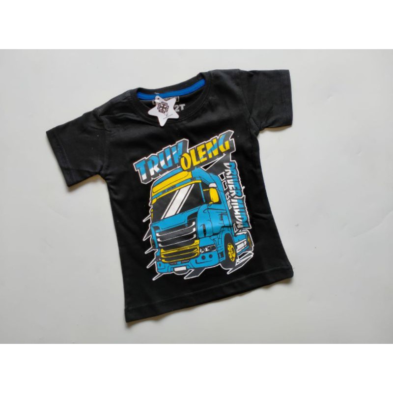 (COD) KAOS TRUCK OLENG (USIA 2-8 TH)