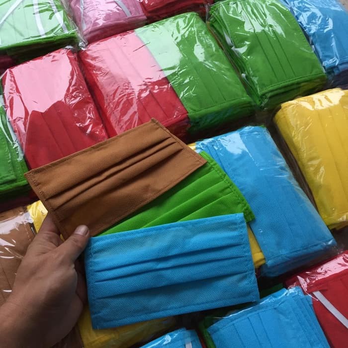 EGS GROSIR MASKER KAIN SPUNBOUND MURAH E0409A