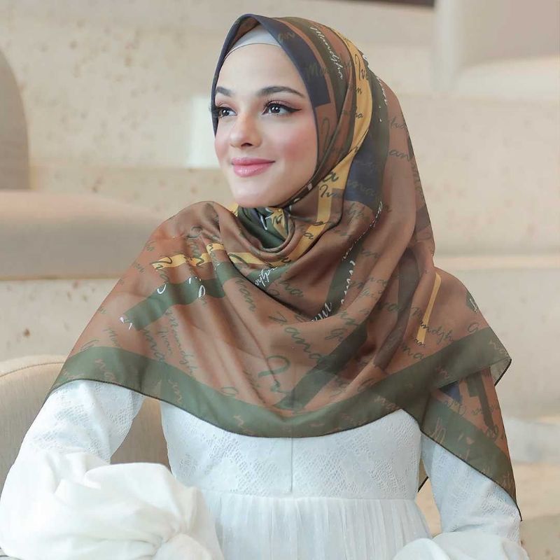 Hijab MANDJHA by Ivan Gunawan Happy Day Olive Scarf