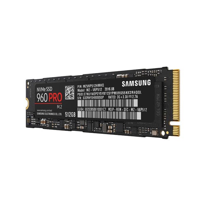 Samsung SSD 960 SERIES PRO 512GB M 2