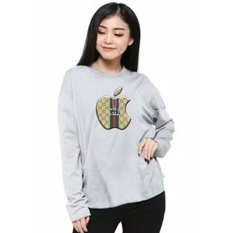 Kaos Lengan Panjang/ Kaos Sweatshirt / Atasan Wanita / Atasan Wanita Lengan Panjang / Atasan kaos