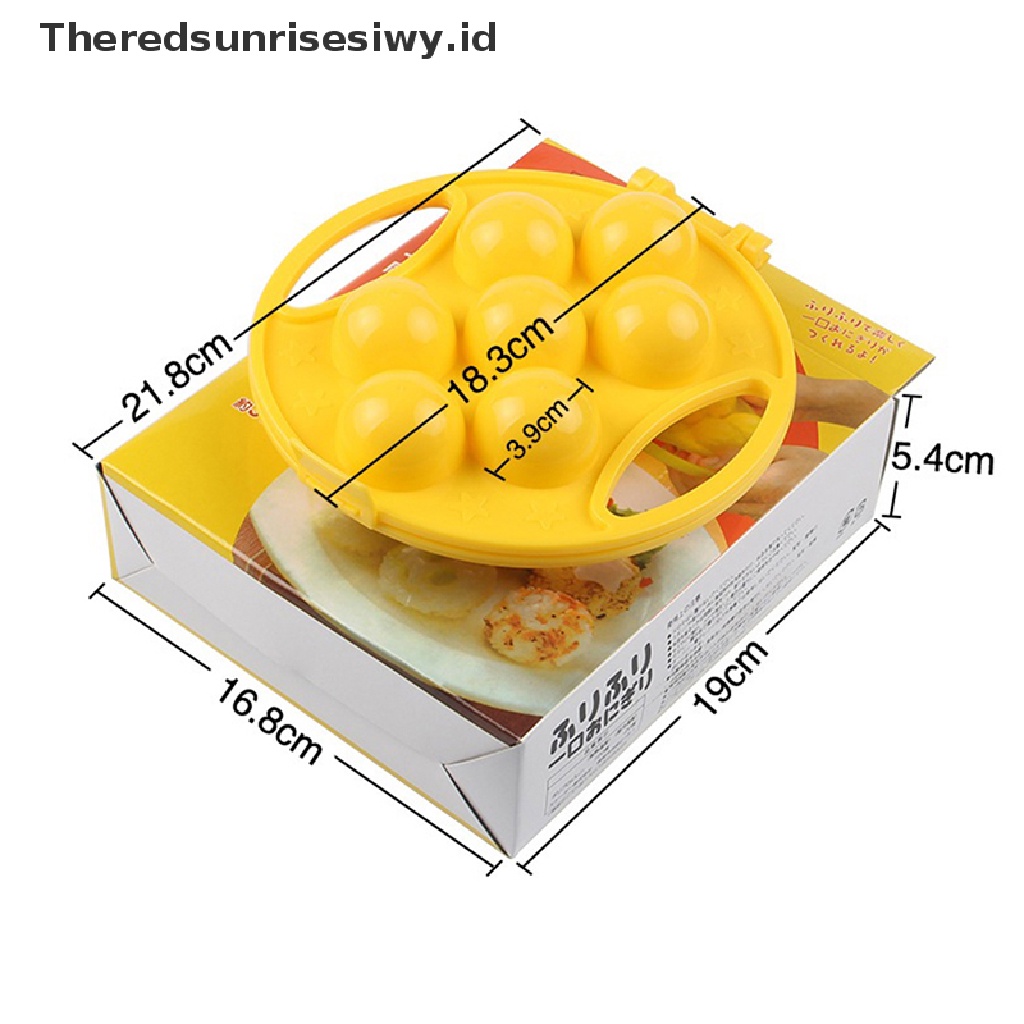 # Alat Rumah Tangga # 1pc Cetakan Pembuat Bola Nasi Sushi Multifungsi Bahan Plastik