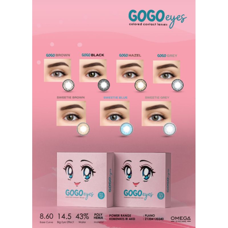 softlens gogo eye by omega