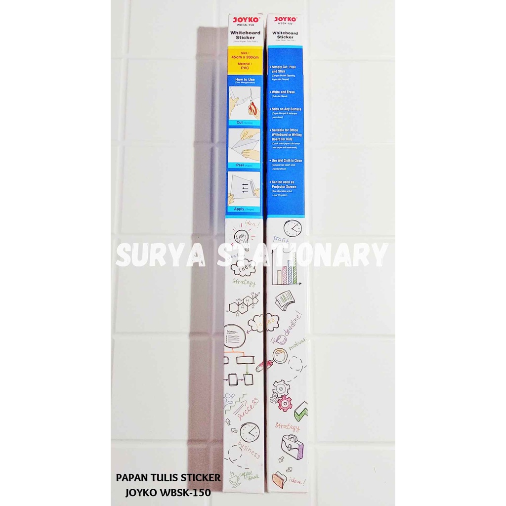 

(PCS) PAPAN TULIS STICKER JOYKO WBSK-150 / WHITEBOARD STICKER JOYKO WBSK-150