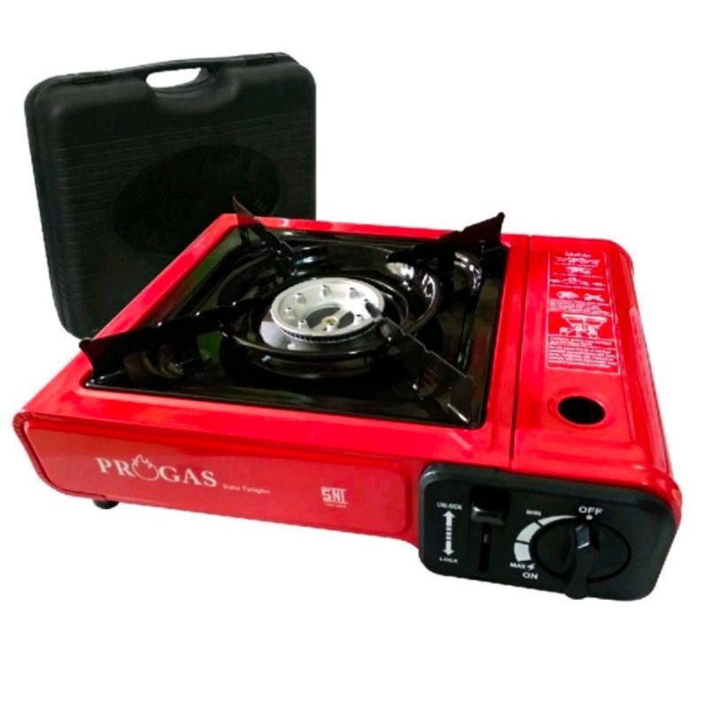 KOMPOR GAS PORTABLE PROGAS 2 IN 1