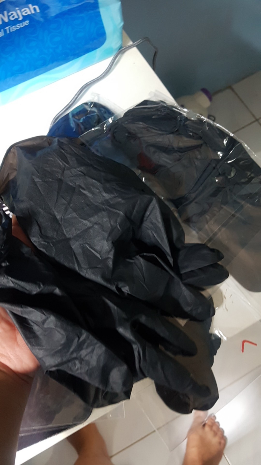 Black Latex Glove